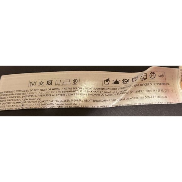 Twinset Wool Cashmere Blend Sweater L Asymmetric Ruffle Fringe Ivory Luxury - Picture 12 of 15